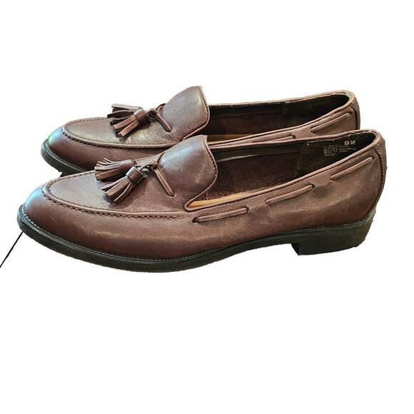 DANEXX Shoes - DANEXX brown leather tassel loafers 9M vintage classic preppy mod academia